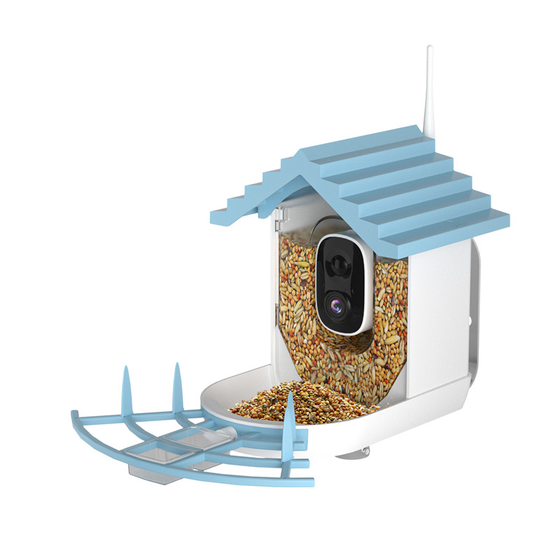 Smart Bird Feeder Camera - Solarbetriebener Energiesparender Vogelfutterspender für Zuhause mit
